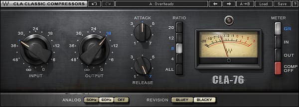 Raytown Production - Ultimate Waves Vocal Chain - CLA76 Compressor