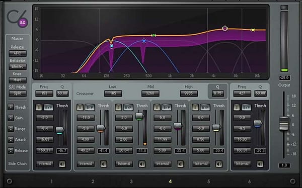 Raytown Productions Ultimate Waves Vocal Plugin Chain - C6 Multiband Compressor