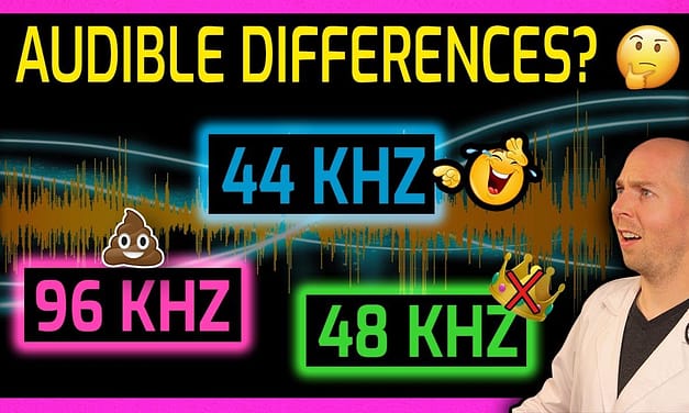 96 kHz vs 48 kHz vs 44 kHz – Best Sample Rate for Audio?